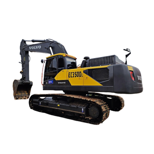 Excavadora de segunda mano original marca Corea <span class=keywords><strong>Volvo</strong></span> EC350d EC350 <span class=keywords><strong>350</strong></span> 35 toneladas tamaño grande buenas condiciones excavadora usada sobre orugas - Product Image 1