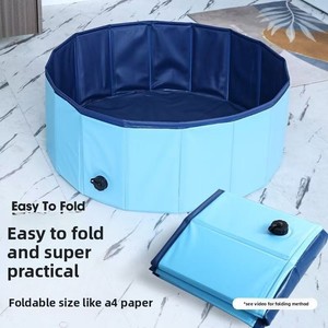 Faltbare Haustier-Badewanne für Katzen, Hunde und Geflügel, Großer Schwimmpool, Katzenklo - Product Image 2