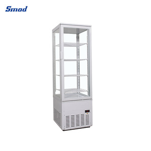 240l Countertop Displays Four Glass Sided <b>Fridge</b> Candy Showcase Dss-239w4 Countertop Showcase - Product Image 5
