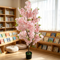 Nouveautés : Arrangements floraux de mariage, faux arbre à fleurs de cerisier, fleurs artificielles, décorations pour bars et maisons, cadeau pour la Saint-Valentin
