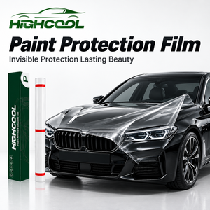 HIGHCOOL Premium, Película Protectora de Pintura Automotriz Transparente de 1.52*15m, Película de Protección de Carrocería Autoadhesiva y Autoregenerable - Product Image 1