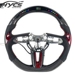 Volante de Fibra de Carbono con Pantalla LED para Mazda3 Axela Mazda6 <span class=keywords><strong>CX30</strong></span> CX4 CX5 Atenza - Product Image 1