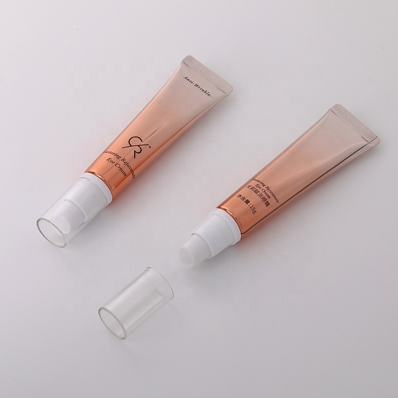 15ml Mini Airless Pump Tube Eey Cream Tube Empty Lip Gloss Packaging Tube Container Lip Balm Containers