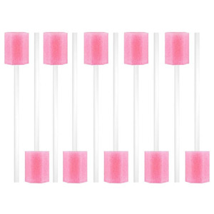 Hisopos <span class=keywords><strong>bucales</strong></span> dentales desechables para limpieza <span class=keywords><strong>de</strong></span> dientes <span class=keywords><strong>de</strong></span> niños, ancianos y adultos, envueltos individualmente (rosa/azul) - Product Image 2