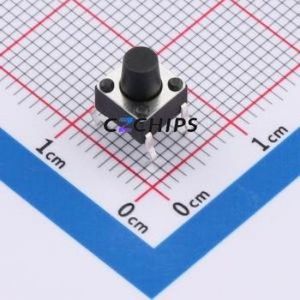 SMG-01-H070A1 Tactile Switch DIP-4P,6x6mm Switch Single Pole Single Throw Round Button 2.5N 6mm - Product Image 1