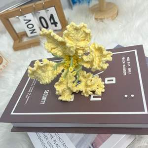 Decorazione Floreale Artificiale all'Uncinetto di Alta Qualità, Fiori di Mirto in Maglia - Product Image 4