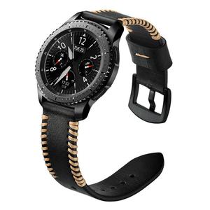 Adecuado para samsung galaxy ver 46mm banda y <span class=keywords><strong>huawei</strong></span> <span class=keywords><strong>watch</strong></span> <span class=keywords><strong>gt</strong></span> <span class=keywords><strong>2</strong></span> trenzado <span class=keywords><strong>correa</strong></span> de reloj de cuero - Product Image 1