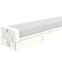 Éclairage de bureau intérieur et extérieur Boîtier en acier suspendu 18w 36w 44w SMD Luminaire linéaire LED d'urgence