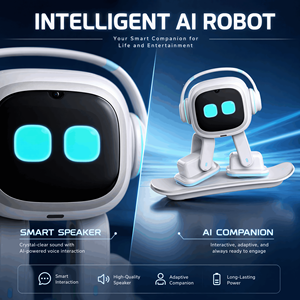 <span class=keywords><strong>Robot</strong></span> de réception intelligent de bureau avec écran numérique CE CPC, vente en gros, personnalisation ODM OEM - Product Image 3