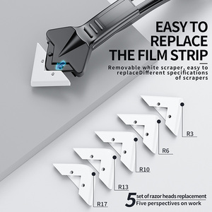 3-trong-1stainless thép caulking công cụ Sealant Finisher vữa Remover cho phòng tắm/nhà bếp/cửa sổ, caulk scraper góc keo Cleaner - Product Image 4