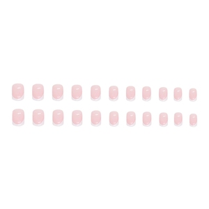 <span class=keywords><strong>Uñas</strong></span> Postizas de Estilo Francés en Rosa Nude, ABS, 24 Piezas, Geles Suaves, Cobertura Completa, <span class=keywords><strong>Uñas</strong></span> Pre-diseñadas para Presionar <span class=keywords><strong>y</strong></span> Colocar en los Dedos, Venta al por Mayor - Product Image 5