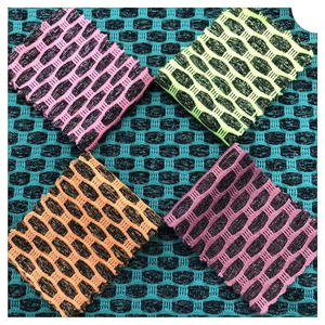 Tissu de yoga en maille jacquard hautement extensible, textile Dryfit haute performance pour la production de maillots de sport et de vêtements tricotés - Product Image 4