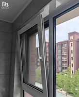 Ventanas Abatibles de Diseño Moderno con Función de Giro e Inclinación, de Aleación de Aluminio con Rotura de Puente Térmico, Certificadas por Energy Star, Resistentes a la Corrosión
