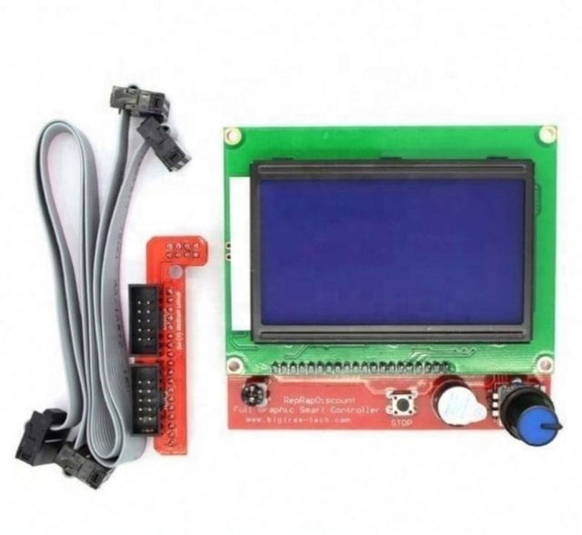 Full Graphic Smart Controller 12864 LCD Display for RAMPS 1.4 RepRap 3D Printer
