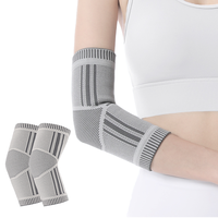 Manchon de compression pour bras en graphène tricoté, souple et protecteur, support de coude pour haltérophilie, fabriqué en nylon, coton et élasthanne