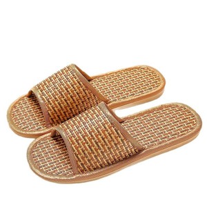 Sandali Estivi da Interno per Uomo e <span class=keywords><strong>Donna</strong></span>, <span class=keywords><strong>Ciabatte</strong></span> <span class=keywords><strong>in</strong></span> Lino Antiscivolo per Tutte le Stagioni, con Fondo Spesso e Design alla Moda <span class=keywords><strong>in</strong></span> <span class=keywords><strong>Paglia</strong></span> di Rattan - Product Image 5