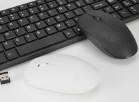 Ensemble clavier et souris sans fil 2,4 G, combo de jeu silencieux ergonomique pour PC, ordinateur portable, adapté aux enfants, meilleur prix abordable