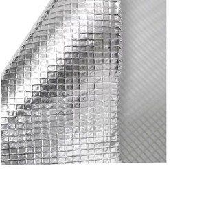 Bobine d'isolation en aluminium résistant à la chaleur, isolation en fibre de verre 5*5 mailles, isolation réfléchissante <span class=keywords><strong>pour</strong></span> <span class=keywords><strong>toiture</strong></span> <span class=keywords><strong>mince</strong></span>, isolation thermique - Product Image 2