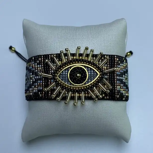 ชุดกำไลข้อมือลูกปัด Miyuki งานงานแฮนด์เมดแฟชั่นสีสัน A1769 - Product Image 2