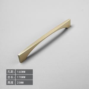 Poignée de tirage moderne et minimaliste en alliage de zinc pour hôtels, écoles, hôpitaux, placards, armoires, commodes, cuisines, chambres et salles de bain - Product Image 6