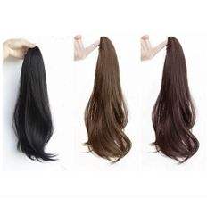 Extensions de cheveux humains Po-Tailed coiffure riche pour femmes - Product Image 1