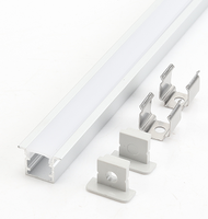Profil Aluminium LED Anodized Lebar Kecil untuk Lemari, Potongan Panjang Sesuai Pesanan untuk Proyek Pencahayaan Lemari Anggur