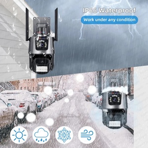 Yoosee Icsee <b>4K</b> 8MP Wifi IP Dual Lens Outdoor Waterproof 360 Human Detect Video Surveillance CCTV <b>Security</b> Protection PTZ <b>Camera</b> - Product Image 6