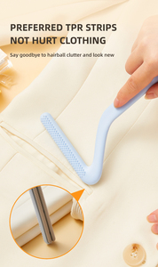 Sanga New Wholesale Low Prices Plastic Portable Cleaning Clothes Dog <b>Pet</b> Hair Remover <b>Brush</b> - Product Image 5