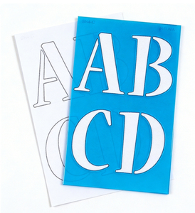 Venta Directa de Fábrica al Precio Más Bajo - Plantillas LetterCraft, Nueva Fuente, Caracteres de 4 Pulgadas - Product Image 3