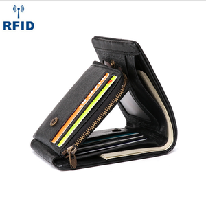 Cartera delgada rfid <span class=keywords><strong>para</strong></span> hombre, billetera pequeña de negocios, vintage, <span class=keywords><strong>al</strong></span> <span class=keywords><strong>por</strong></span> <span class=keywords><strong>mayor</strong></span> - Product Image 6