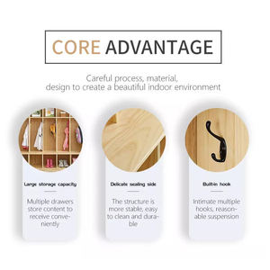 Top Kids Wooden Cabinets <strong>Cubbies</strong> &amp; Locker Kindergarten Classroom Furniture Bag Shoe Cloth Organizer Storage Cabinet - Product Image 5