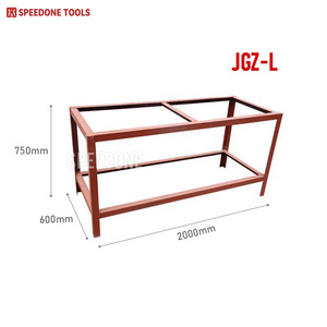 Table de travail industrielle en acier, boîte à outils, étagère à palettes traversante en fer cornière, rayonnages empilables, étagères, surface peinte, Speedone JGZ-M - Product Image 3