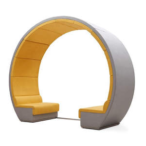 Sofás modernos para reuniones de oficina con respaldo alto Juego de sofás de tela Cabina de teléfono para asientos de privacidad de oficina - Product Image 5