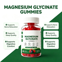 Gummies de glycinate de magnésium personnalisées, directement de l'usine, pour les végétariens