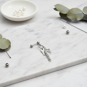 <span class=keywords><strong>Piercing</strong></span> de Aro para Oreja HGC 316L con Cruz y Llavero, <span class=keywords><strong>Piercing</strong></span> de Cartílago Grande, <span class=keywords><strong>Piercing</strong></span> <span class=keywords><strong>Helix</strong></span> - Product Image 3