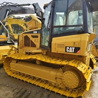 Bulldozers CAT D5K 9 tonnes d'occasion bien entretenus, moteur, pompe, roulement, boîte de vitesses, peinture d'origine, 4500 heures, garantie de 6 mois