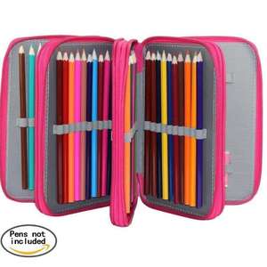 Customized 72-Hole Large Capacity Four-Layer Color <b>Pencil</b> Pouch Handheld Pen Bag for <b>Art</b> and Promotion - Product Image 5