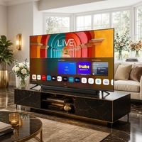 Téléviseur intelligent OLED 4K Ultra HD Android 14 avec WiFi HDR, commande vocale, écran plat pour la maison, l'hôtel, le bureau