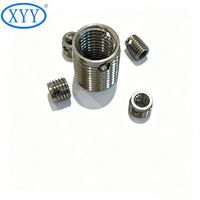 Three Hole Self-tapping Thread Insert 307/308 TA2 Pure Titanium Thread Sleeve for Chemical Industry Plastic Castings