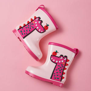 Bottes <span class=keywords><strong>de</strong></span> <span class=keywords><strong>pluie</strong></span> en PVC à imprimé animal mignon pour enfants, bottes en caoutchouc légères et imperméables pour tout-petits et bébés, pour l'hiver, l'été et l'automne - Product Image 3