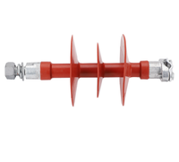 Isolateur composite de type broche FPQ-10/5, isolateur de poteau en caoutchouc silicone pour protection contre la foudre 10 kV