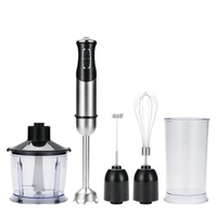 Robot culinaire multifonction en acier inoxydable 1000W, préparateur de nourriture pour bébé, mixeur électrique portatif compact pour bébés
