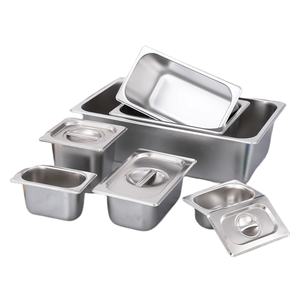 <span class=keywords><strong>Plaque</strong></span> Gastronorme en Acier Inoxydable Épaisse Européenne, <span class=keywords><strong>Plaque</strong></span> GN pour Glaces, Idéale pour les Salons <span class=keywords><strong>de</strong></span> Glaces et les Cantines - Product Image 2