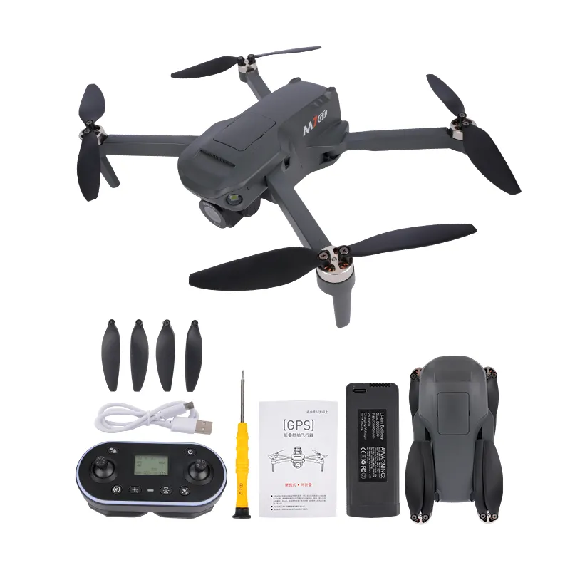 GPS bay không người lái không chổi than tránh chướng ngại vật dron HD Máy ảnh Quadcopter 1080P máy ảnh bay không người lái
