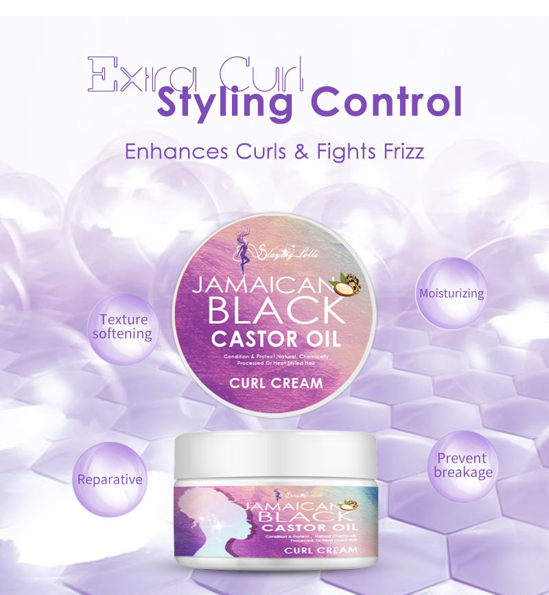 Boucles échantillons de crème-sans étiquette