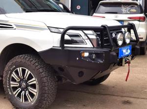 Parachoques Delanteros y Traseros Modificados de Plástico Cromado para Patrol Y63 Diésel, Parachoques Trasero Anticolisión Todoterreno - Product Image 3