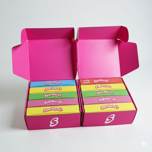 Luxury Waterproof Matte Flip Top <b>Gift</b> <b>Box</b> with <b>Magnetic</b> Closure Specialty Art Paper & Hot Stamping - Product Image 2