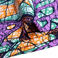 Tissu africain imprimé en coton, textile Ankara Java, véritable wax hollandais, pagne pour robe de femme pour mariage et fête