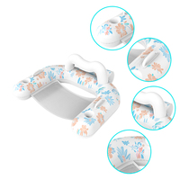 Nouvelle chaise flottante gonflable en PVC en forme de U, conçue sur mesure, avec porte-gobelet, pour usage intérieur/extérieur, 1 passager, équipement de divertissement aquatique