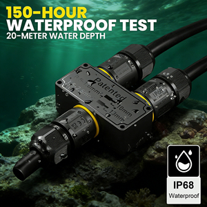 Conector Impermeable IP68 OEM <span class=keywords><strong>de</strong></span> Fábrica M20 <span class=keywords><strong>de</strong></span> 2-3 Pines con Contacto <span class=keywords><strong>de</strong></span> Cobre y Carcasa <span class=keywords><strong>de</strong></span> Nailon para Sistemas <span class=keywords><strong>de</strong></span> Energía Solar para Exteriores - Product Image 5